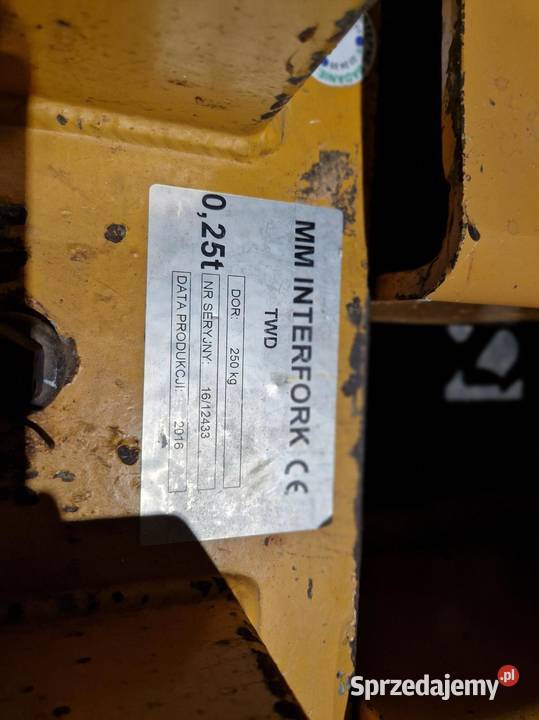 trawers na widły 250 wielkopolskie Dąbrowa sprzedam