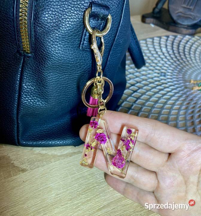 Brelok z literą N Natalka Kielce