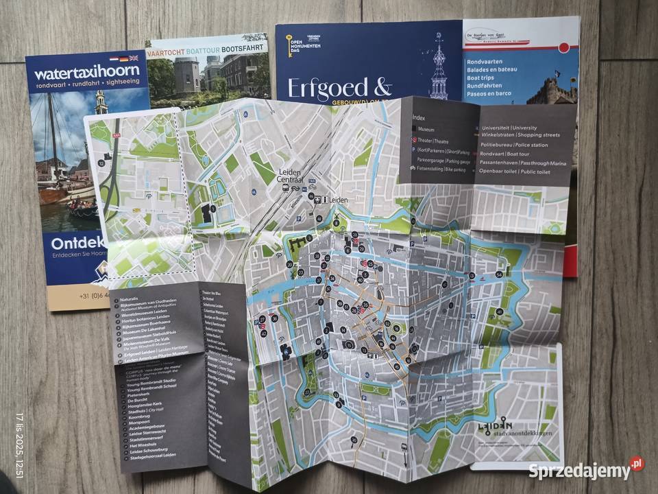 Nowe foldery turystyczne Lejda i Gandawa Wronki