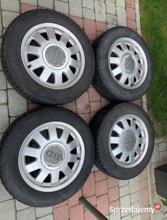 Sprzedam Alufelgi Audi 5x112 opony zimowe 15 Dębica sprzedam
