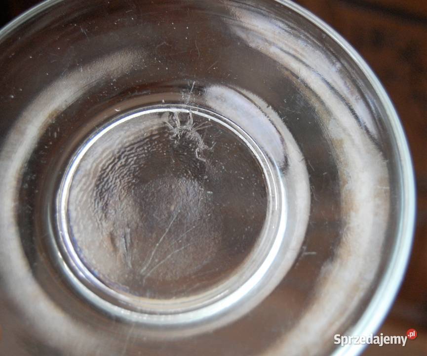 Trzy stare talerzyki spodki szklane PRL vintage Lublin sprzedam