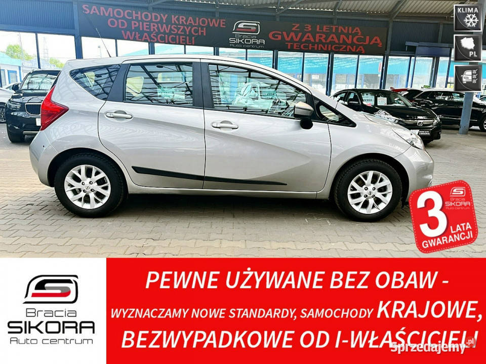 Nissan Note Kupiony w Polskim Salonie GWARANCJA wielofunkcyjna kierownica