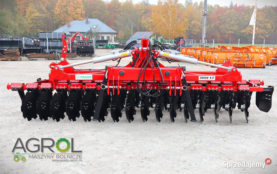 Brona talerzowa hydrauliczna 4m SHARK SHS Mława