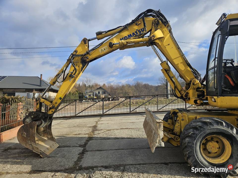 Koparka kołowa Komatsu PW 110 PŁUG PODPORY 12 podkarpackie Rzeszów