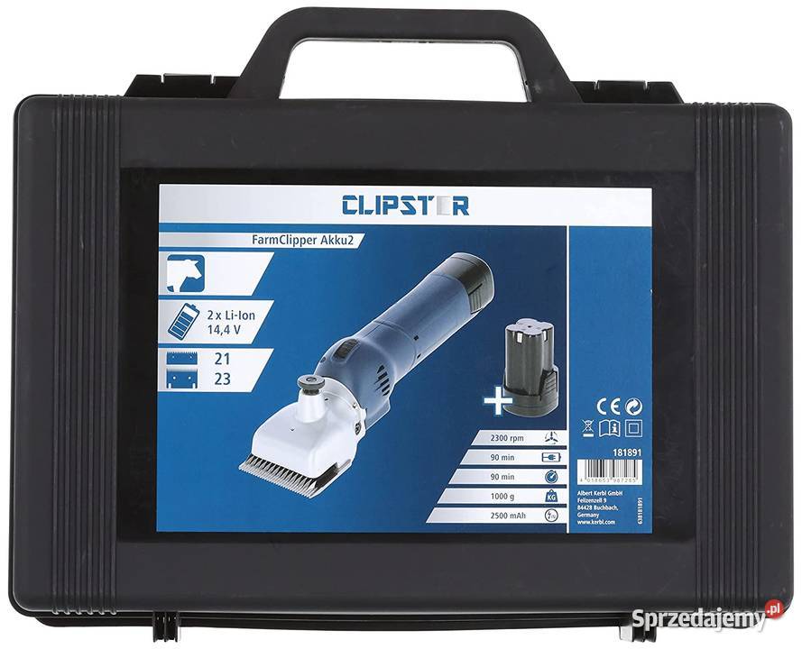 Kerbl 181891 akumulatorowa maszynka do Gaszowice sprzedam