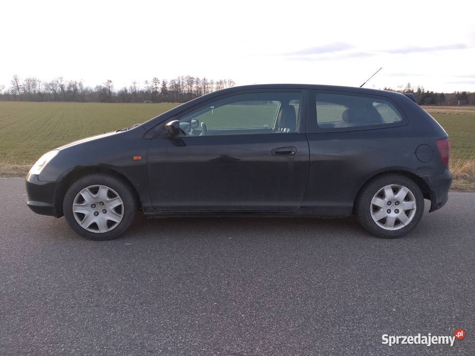 Honda Civic VII 2001 3D 14 LPG Klimatyzacja nieuszkodzony Czeczotki