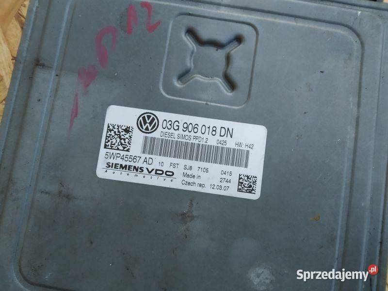 STEROWNIK SILNIKA KOMPUTER AUDI A3 8P Gliwice