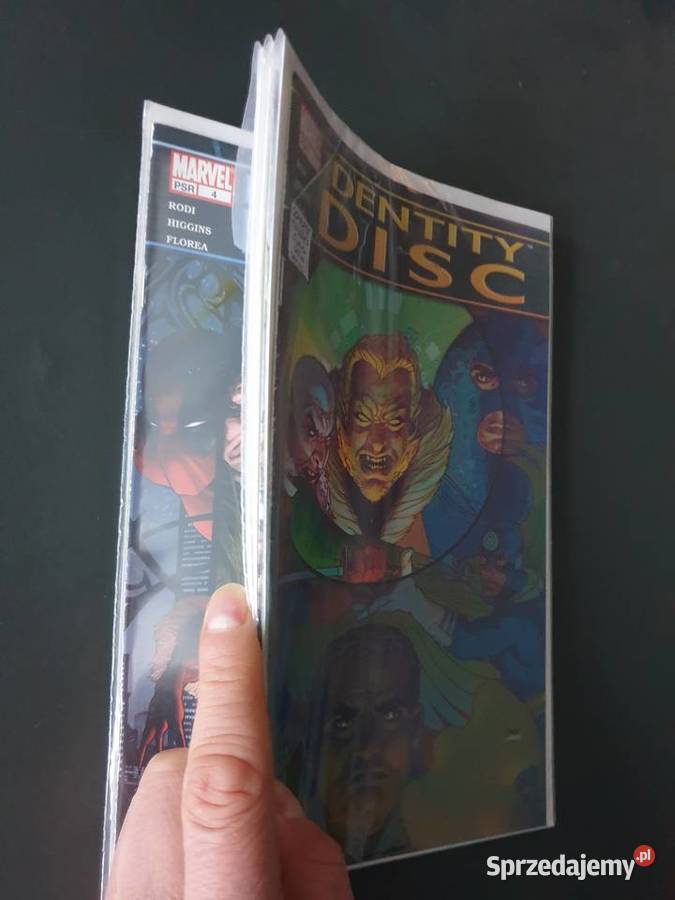 Identity Disc 5 oryginalnych komiksów Marvel USA Superbohaterowie Gdynia