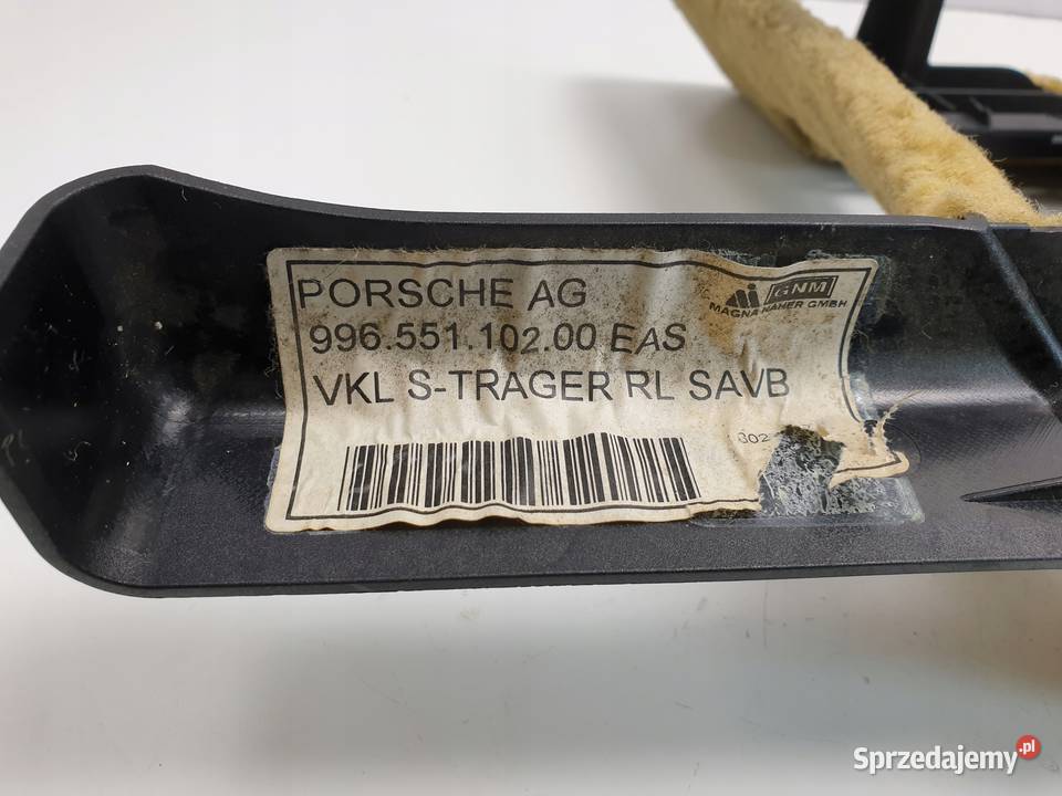 Porsche Boxster 986 OSŁONA SKRZYNKI