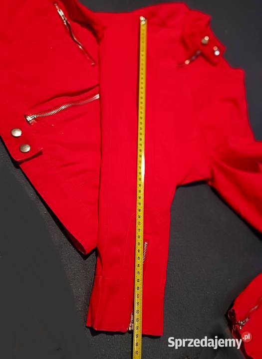 Czerwona kurtka S Warszawa