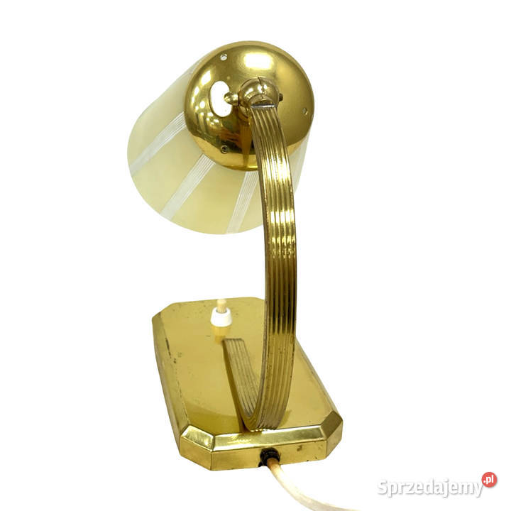 Lampa biurkowa Art Dco Modernist Niemcy lata 50 mazowieckie Warszawa
