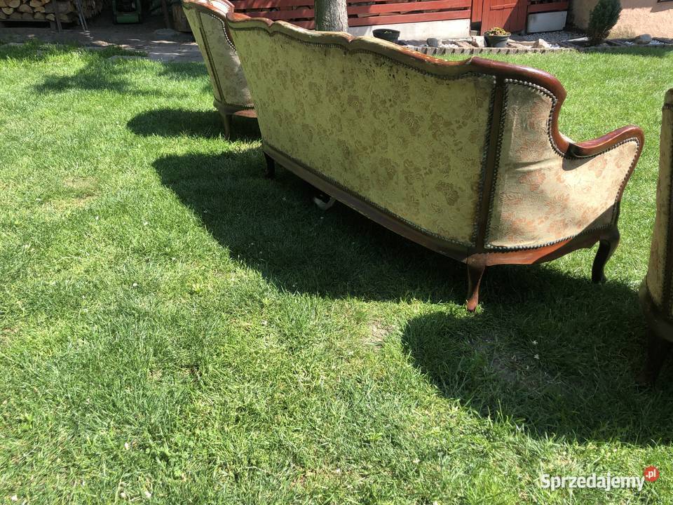 Sofa dwa fotele w stylu Ludwik sprzedam