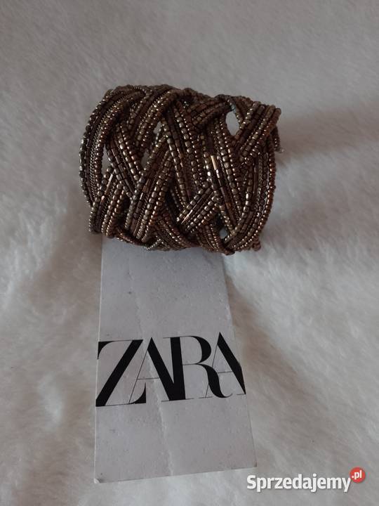 ZARA Szeroka Bogato zdobiona bransoletka na rękę Kraków