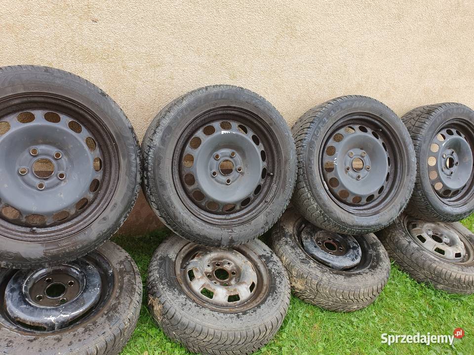 Koła Zimowe 13 16570 Vw 4X100 Opony felgi Części sprzedam