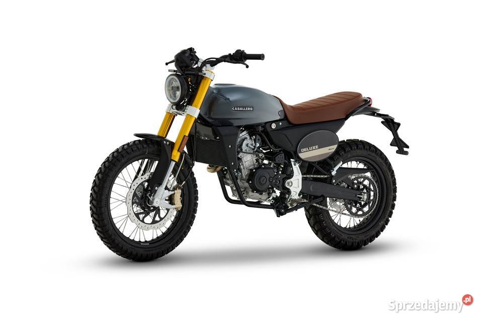 Fantic Caballero 125 Scrambler Deluxe MY26 szary Yamaha