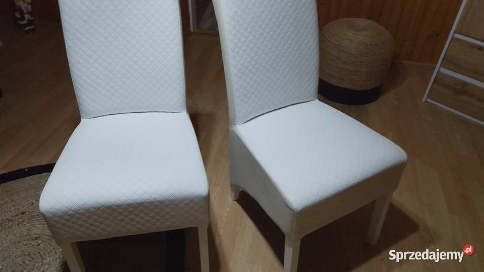 Krzesła eko skóry mazowieckie Maków Mazowiecki