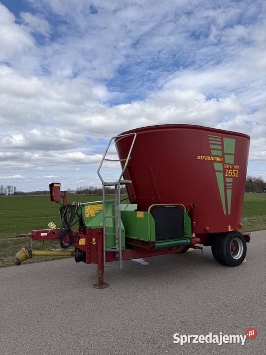 Wóz paszowy paszowóz Strautmann VertiMix 1651 nieuszkodzony Janów