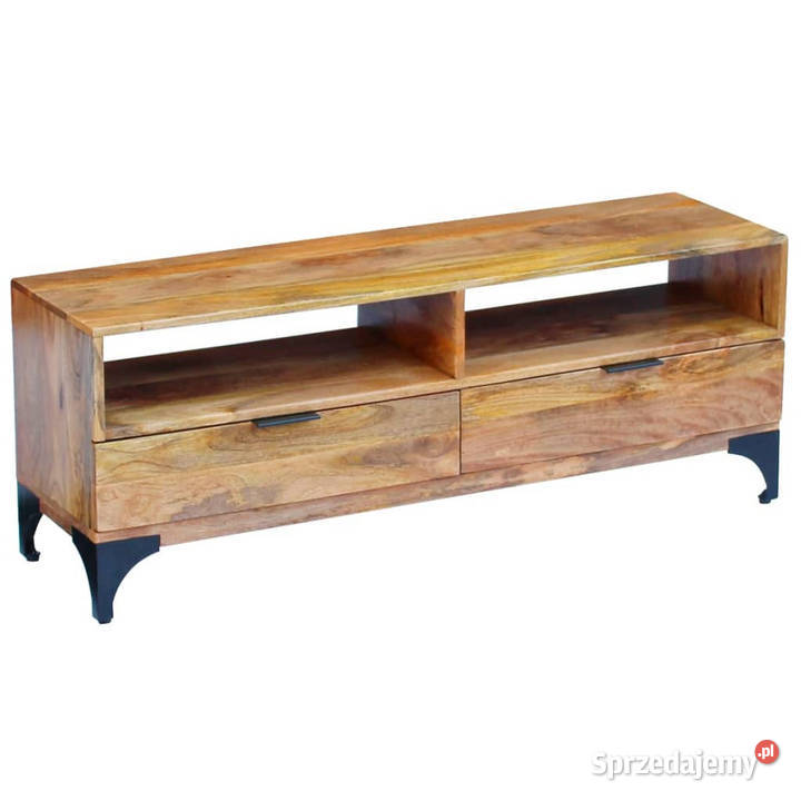 Szafka pod telewizor z drewna mango 120 x 35 x Warszawa sprzedam