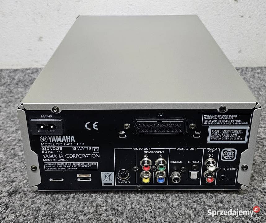 Odtwarzacz płyt Yamaha DVDE810 Pianocraft Odtwarzacze CD i MD Kraków