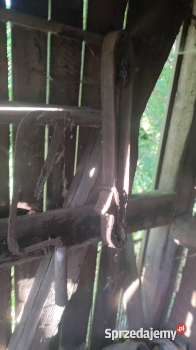 Stara uprząż pas konny konia pasek siodło skóra Krotoszyn