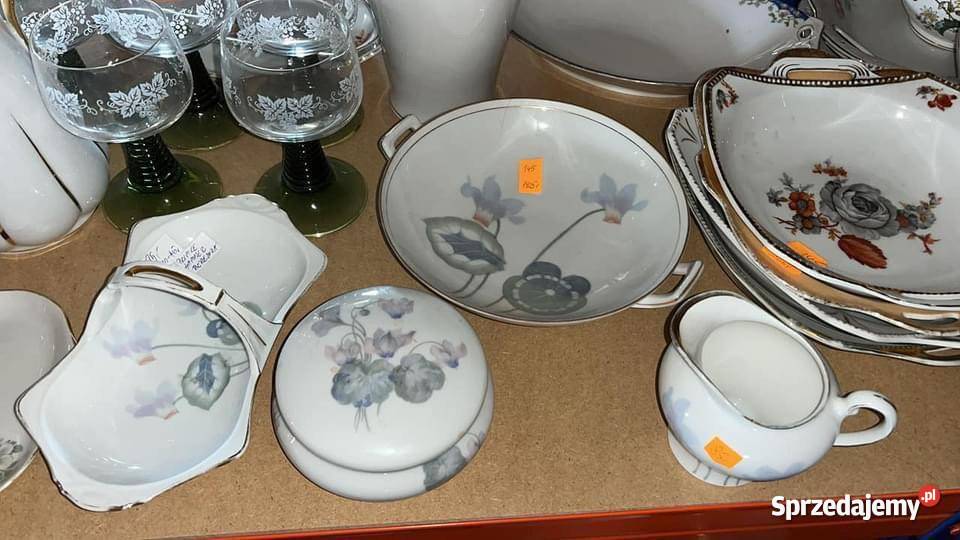 Mlecznik KPM Przebiśniegi dekor Wiinblada Gdańsk