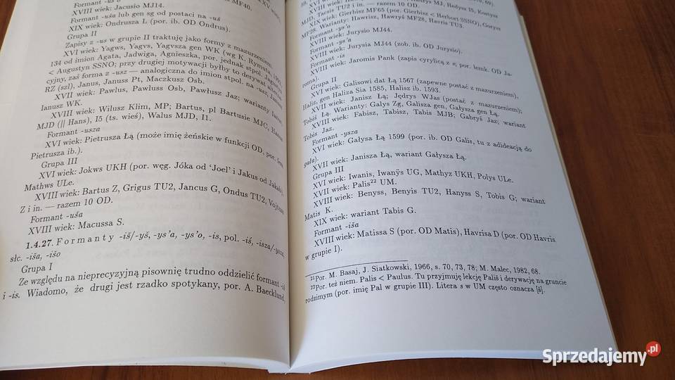 Antroponimia łemkowska na tle polskim i Rok wydania 1993