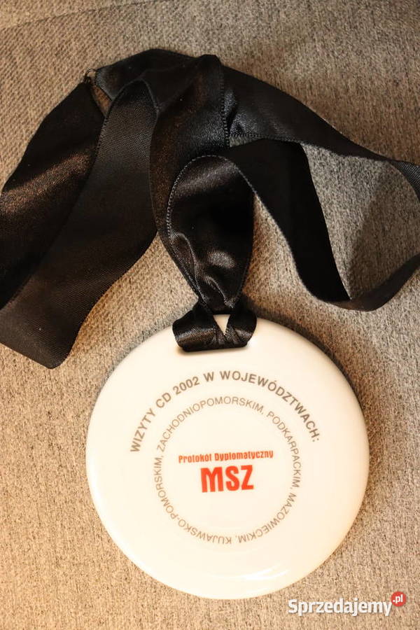 Medal wizyty CD w 2002 r Warszawa sprzedam