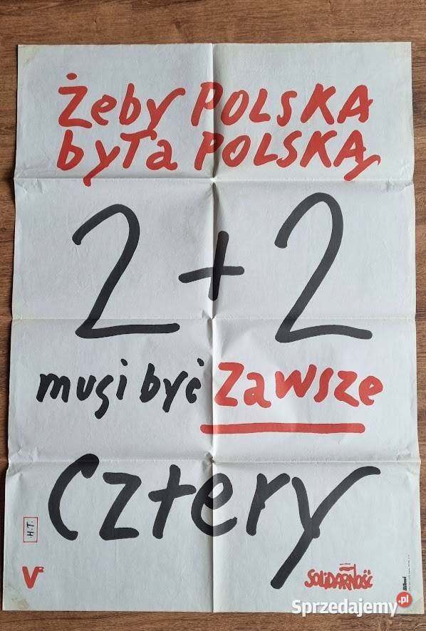 Plakat Żeby Polska była Polską 22 musi być lubuskie Zielona Góra sprzedam