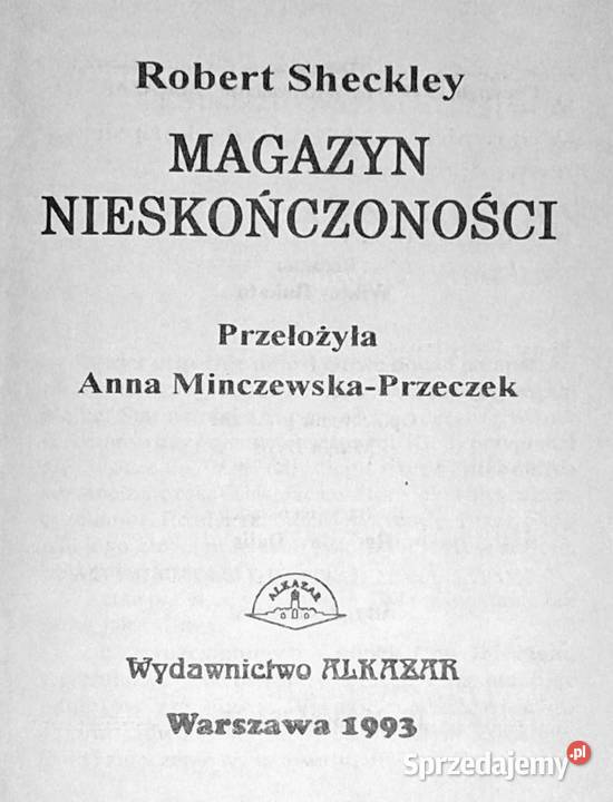 Magazyn nieskończoności Robert Sheckley lubelskie Chełm