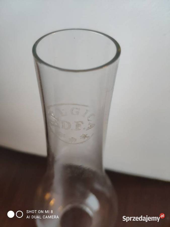 Stary sygnowany kominek cylinder 44 mm 8 Antyki Kraków