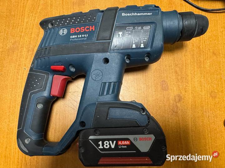 Młot udarowy Bosch GBH 18VLi aku 4Ah Dom i Ogród warmińsko-mazurskie