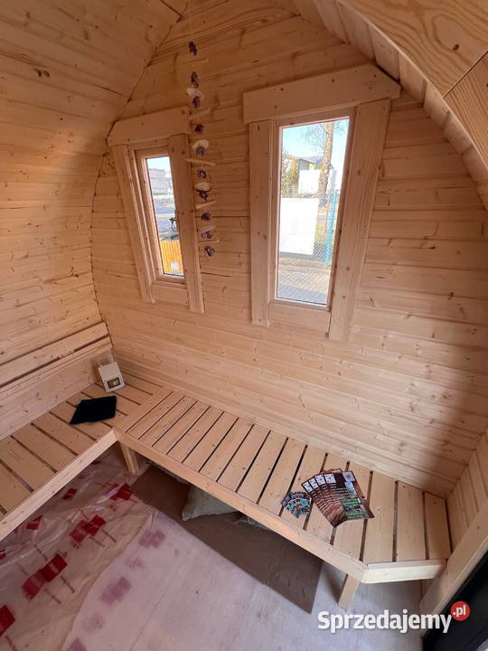 Sauna Ogrodowa RĘKI igloo 4 m PANORAMA Białystok