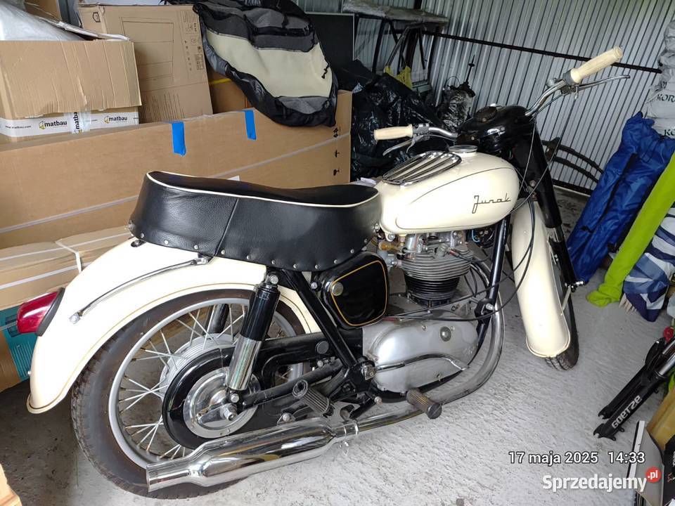 Junak M10 motocykl 1962 Jagoszyce