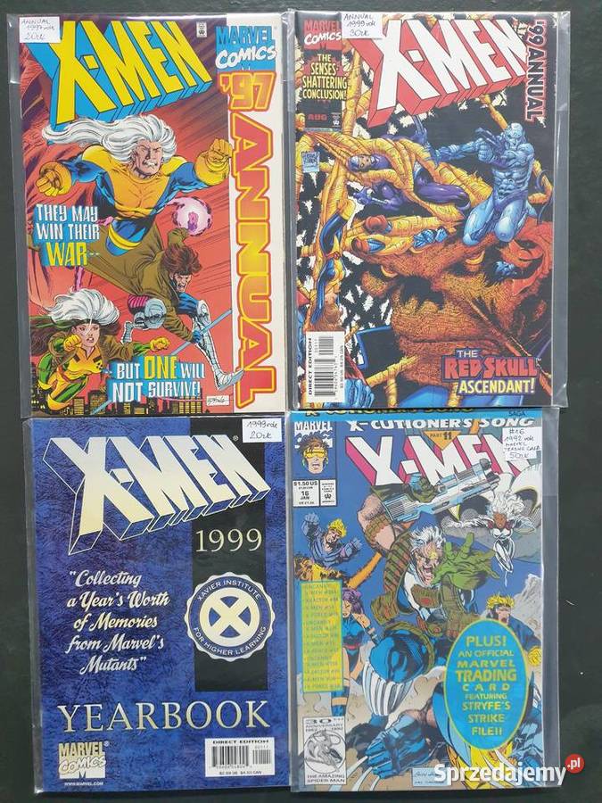 XMen kolekcja 33 oryginalnych komiksów Marvel Superbohaterowie pomorskie Gdynia