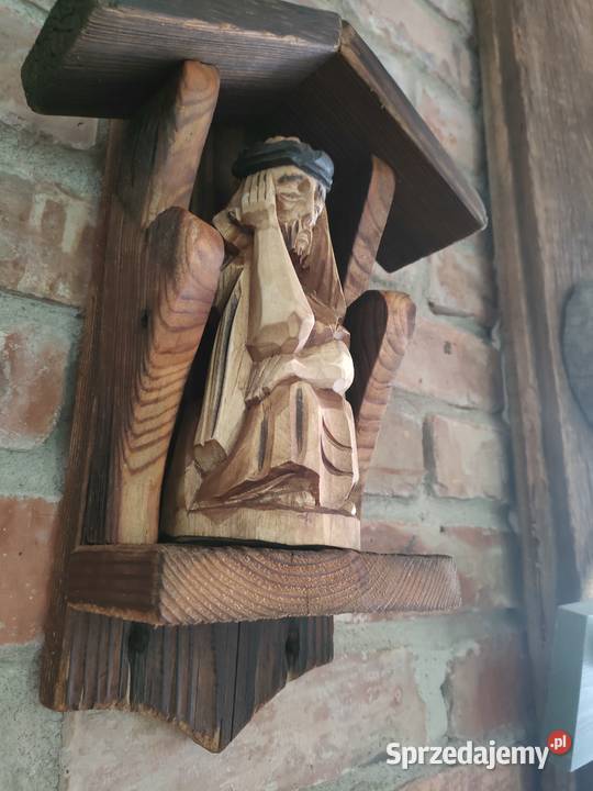 Drewniana kapliczka naścienna Mińsk Mazowiecki sprzedam