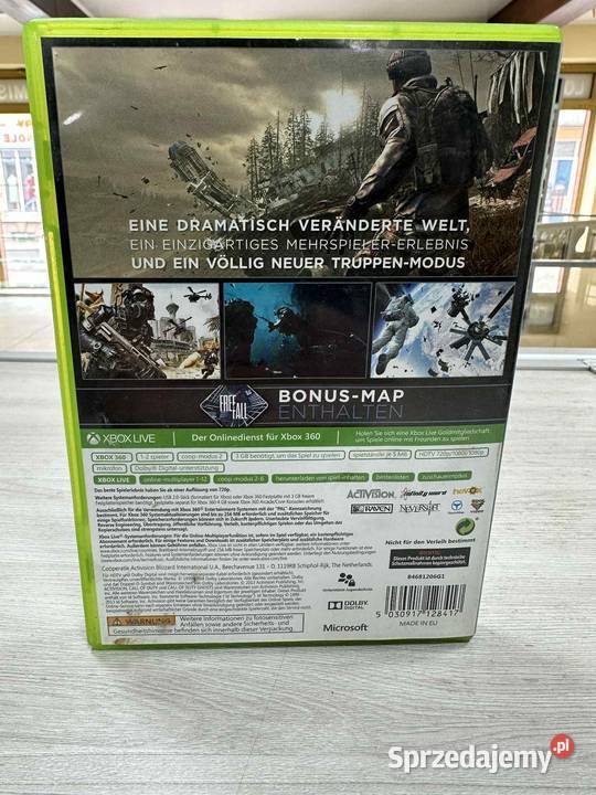 Gra na Xbox 360 Call Of Duty Ghost Elbląg
