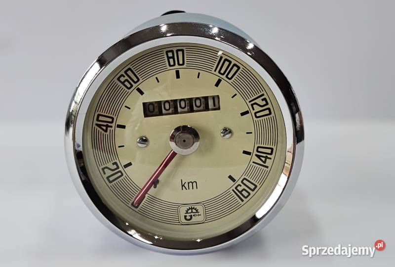 Licznik okrągły 160 JUNAK M07 M10 GAZELA kremowy 1km Junak sprzedam