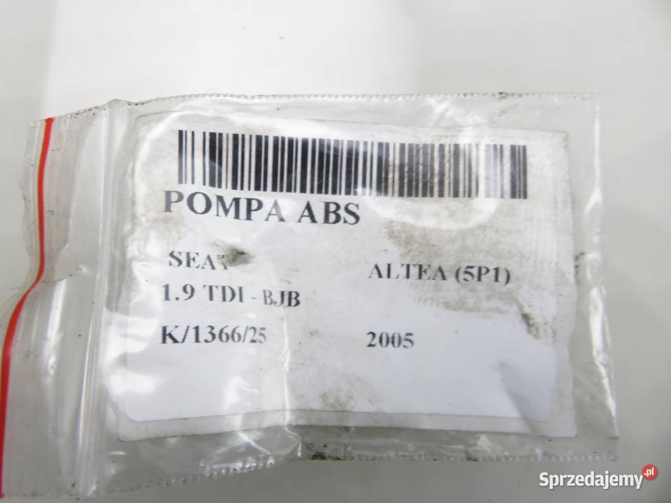 POMPA ABS SEAT ALTEA 5P1 1K0614117J 1K0907379P Układ ABS i ESP małopolskie sprzedam