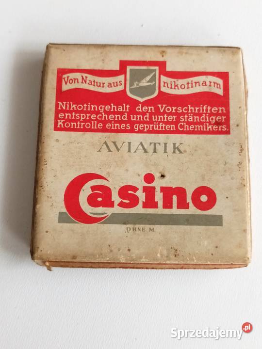 Opakowanie papierosach kasyno II WŚ Łódź