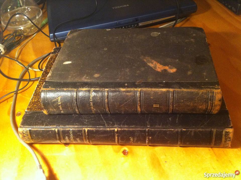 Stare niemieckie książki z ok 1900 r Ozorków