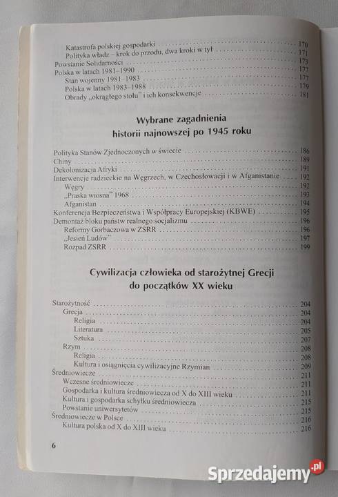 HISTORIA vademecum szkoła średnia część 2 kompendium, repetytorium, opracowanie podlaskie