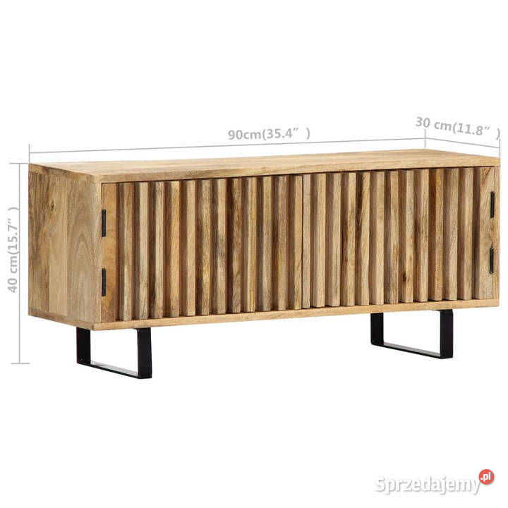 Szafka pod TV 90x30x40 lite drewno mango Warszawa sprzedam