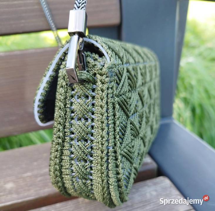 Haftowana torebka na łańcuszku ręcznie robiona Dla kobiet Torby i torebki Torby i torebki sprzedam