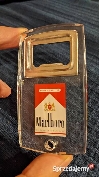 Vintage retro brylok otwieracz Marlboro