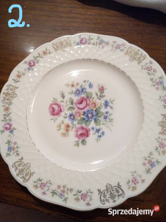 Stare piękne talerze deserowe mix Częstochowa sprzedam