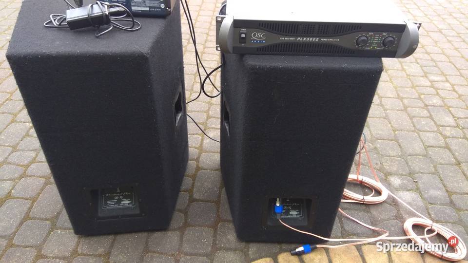 Wharfedale Pro LX15 QSC PLX 3002 mixer mikrofon mazowieckie sprzedam