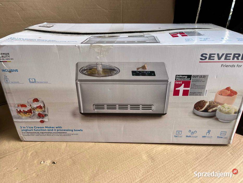 Severin Ez 7406 Urządzenie 2W1 Do Lodów Z Pozostałe Tuliszków