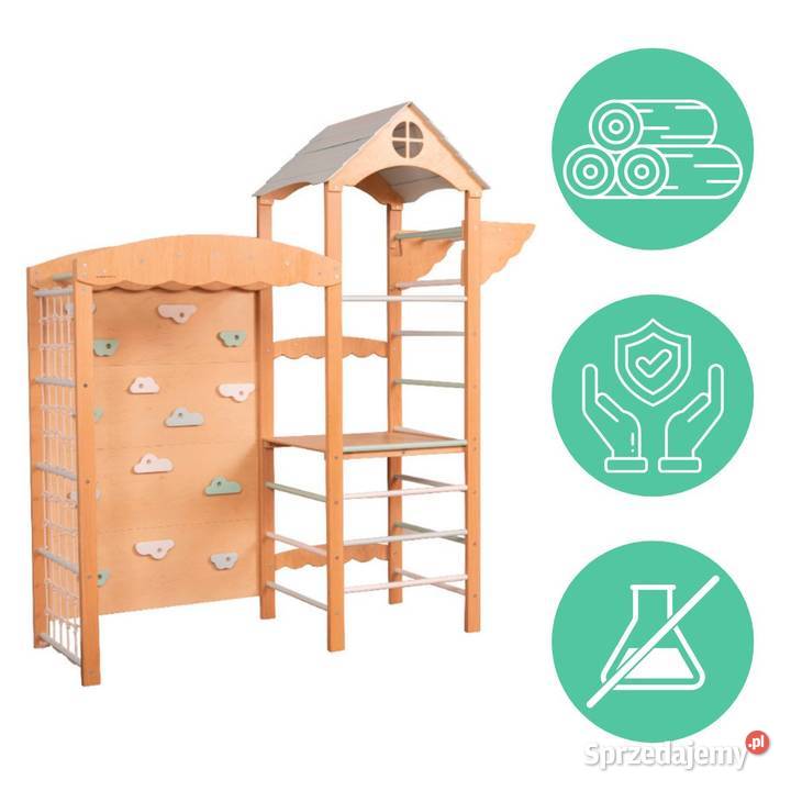 domowy plac zabaw Castle drewno Kraków