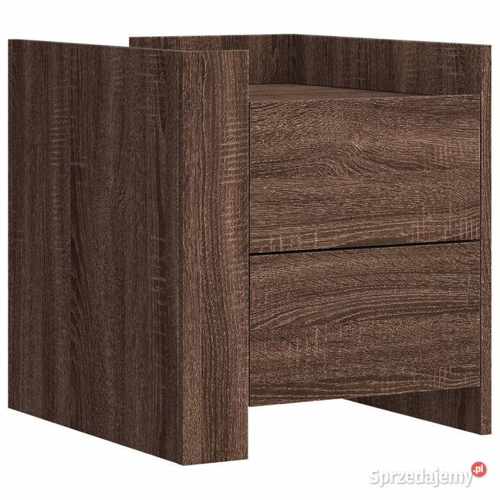 Szafka nocna brązowy dąb 45x50x50 materiał Warszawa