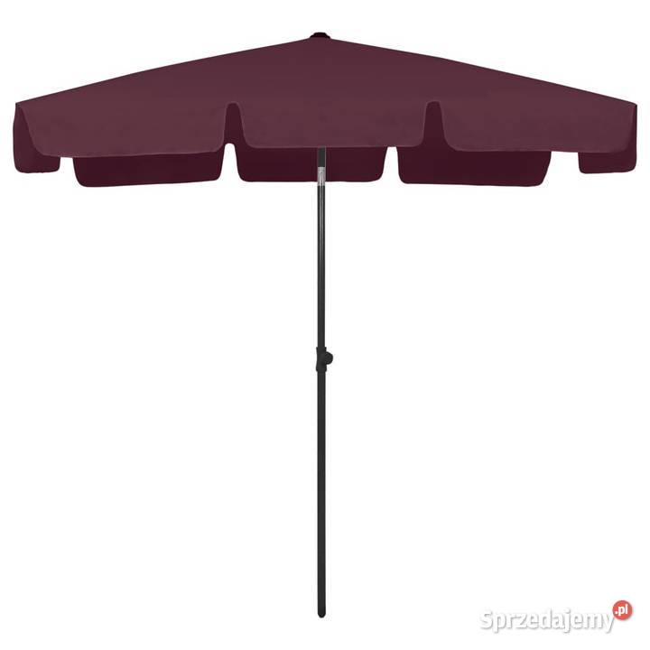 Parasol plażowy bordowy 200x125 314731 Warszawa sprzedam